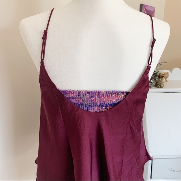 Free People Turn It On Cami In Vetiver Bloom Sz M - Picture 5 of 14